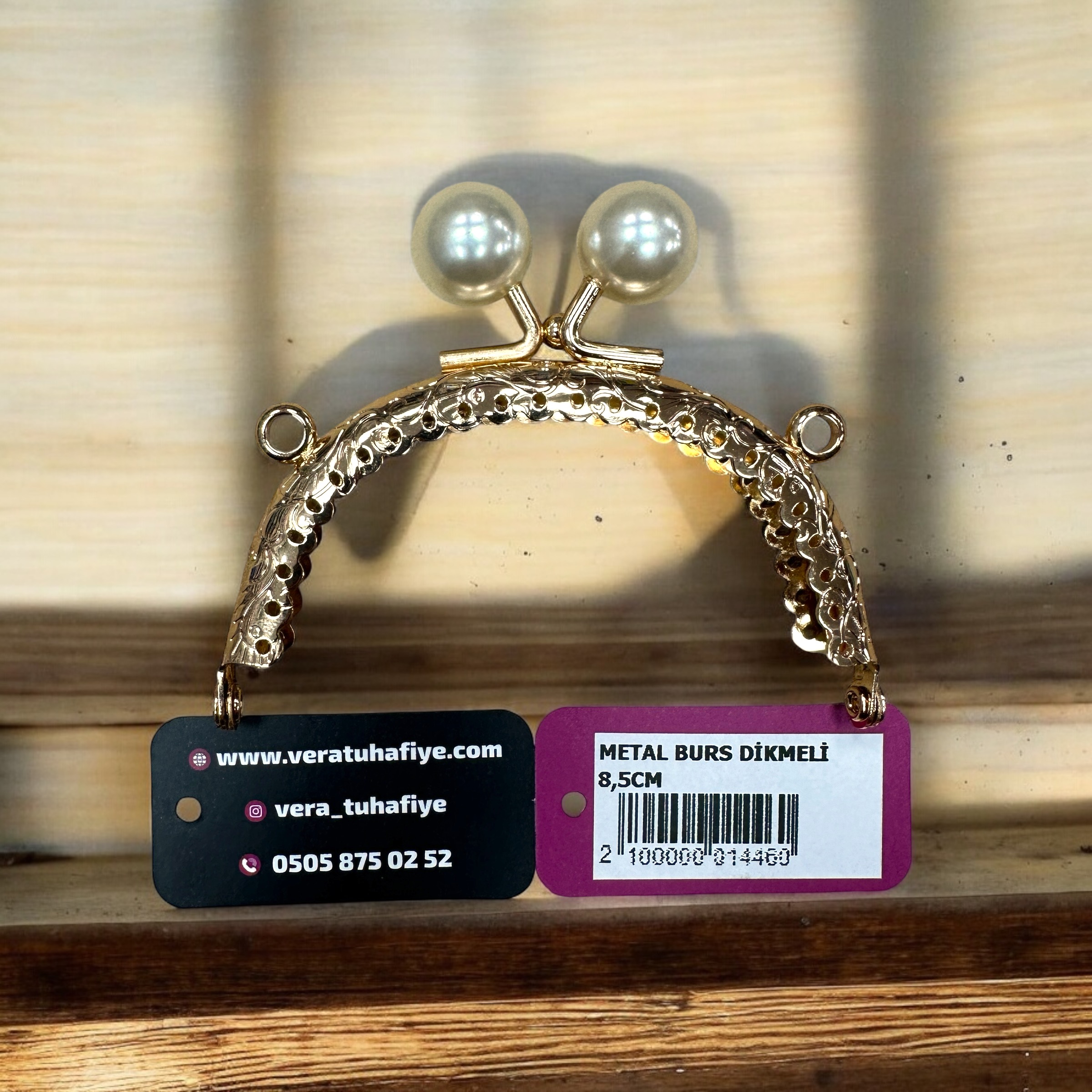 8.5 CM DİKMELİ BURS İNCİLİ